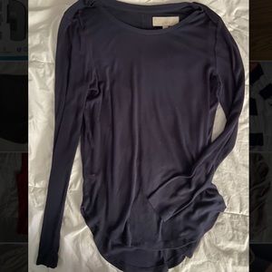 Long sleeve navy shirt